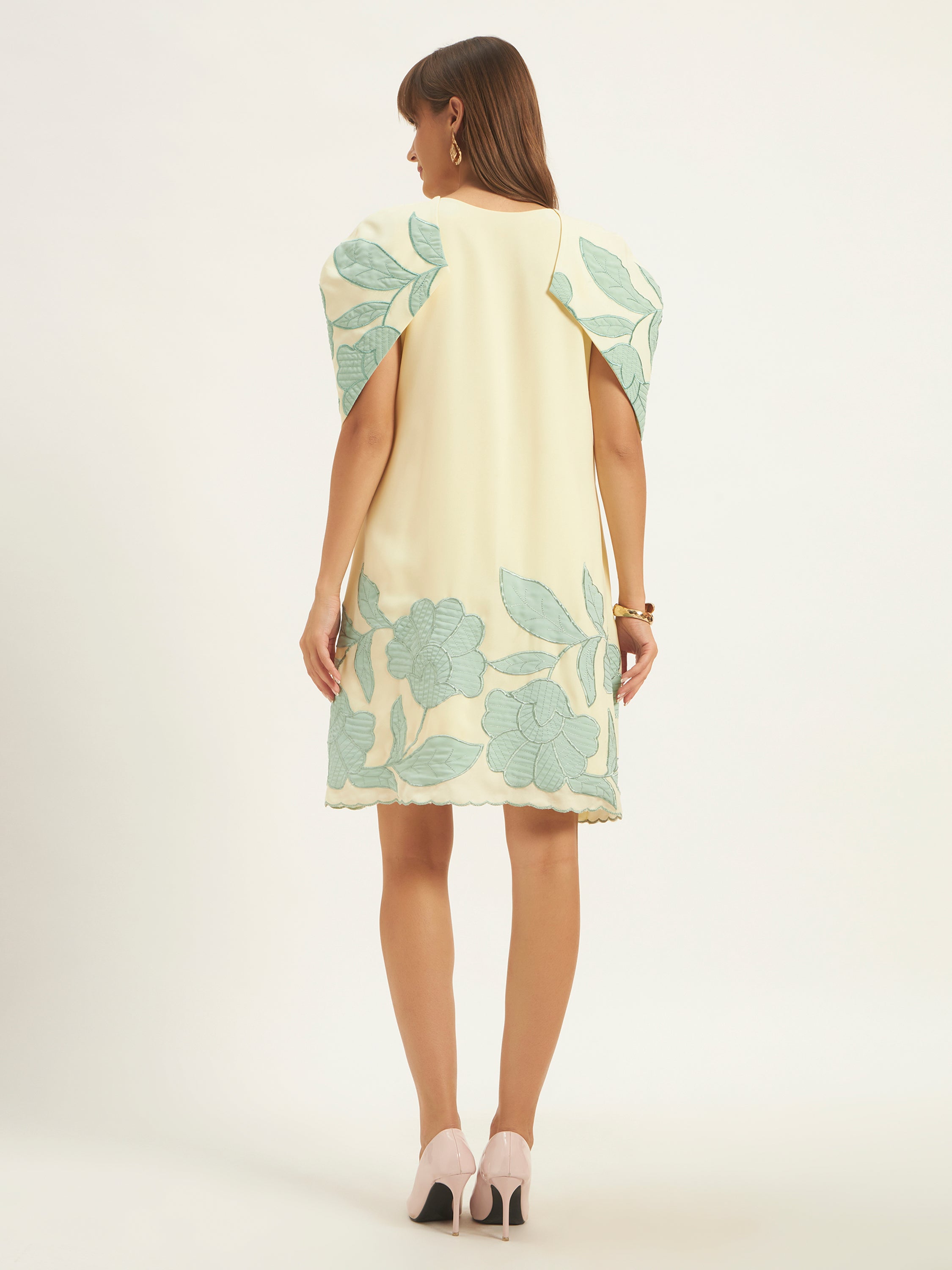 Opulent Petal Dress