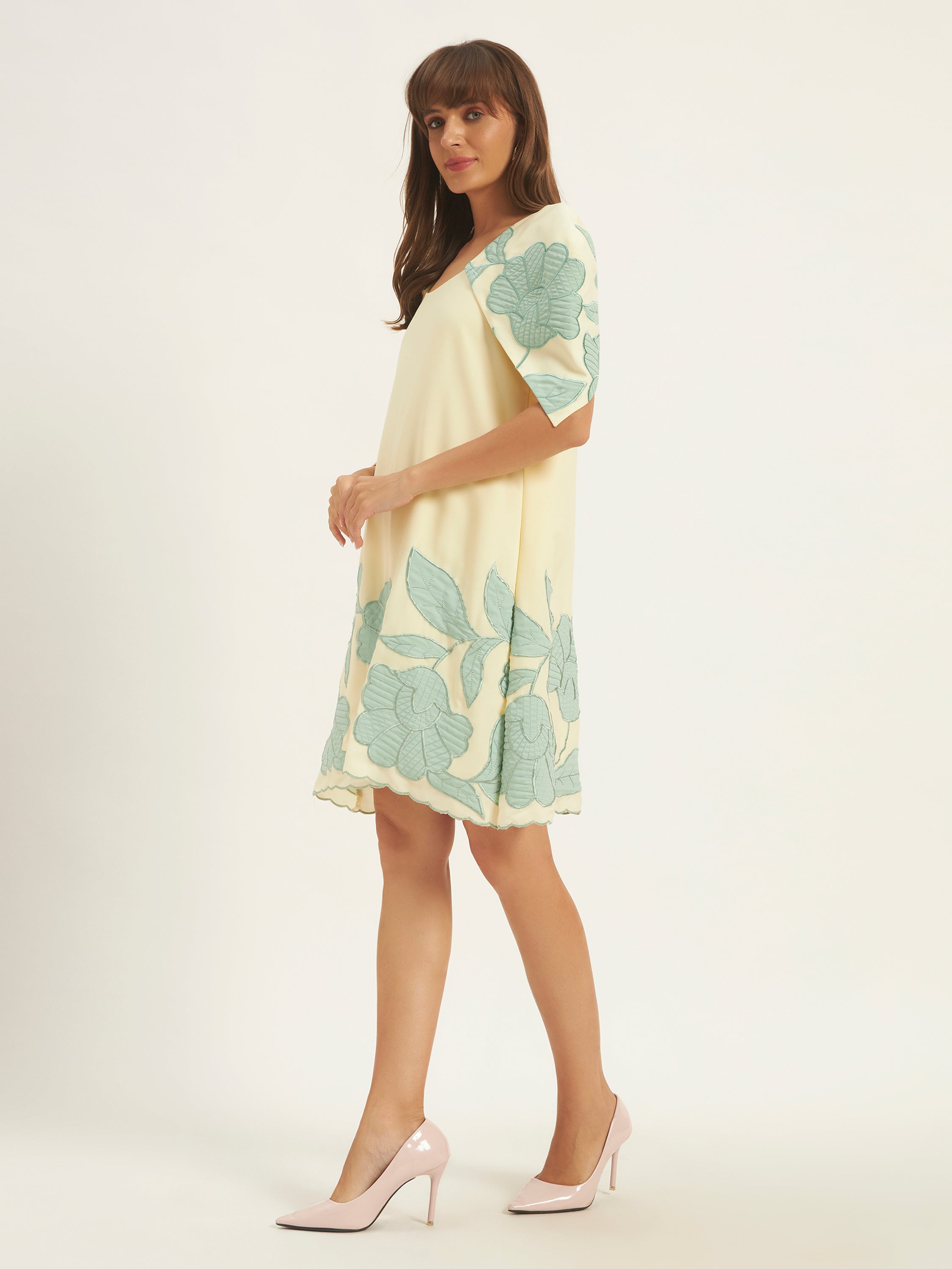 Opulent Petal Dress