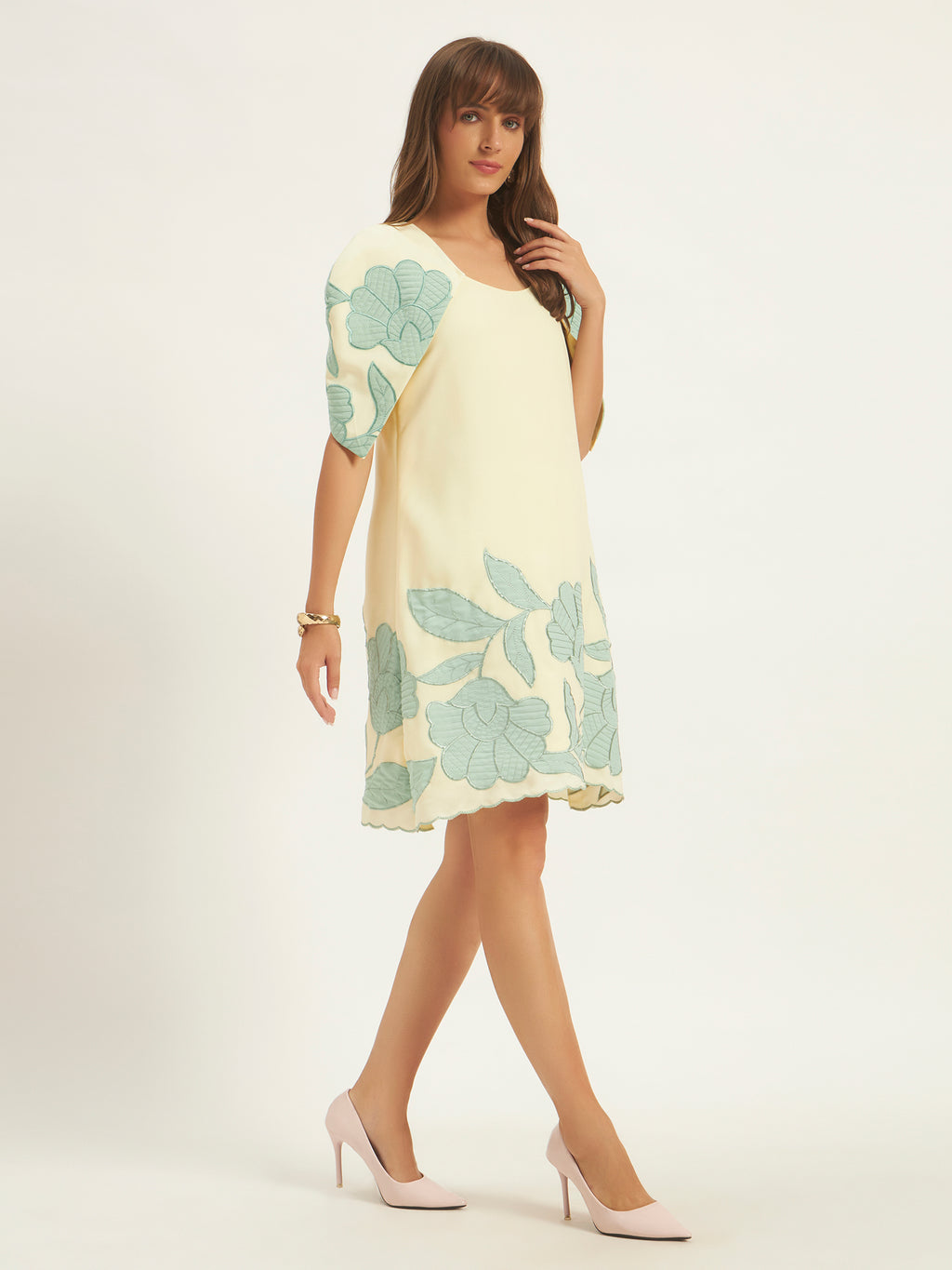 Opulent Petal Dress