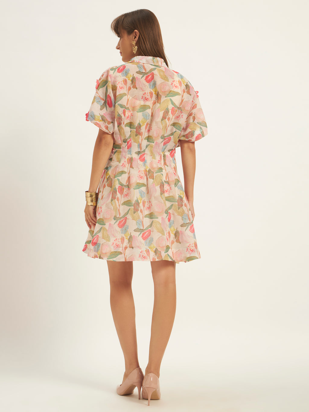 Flora Linen Dress