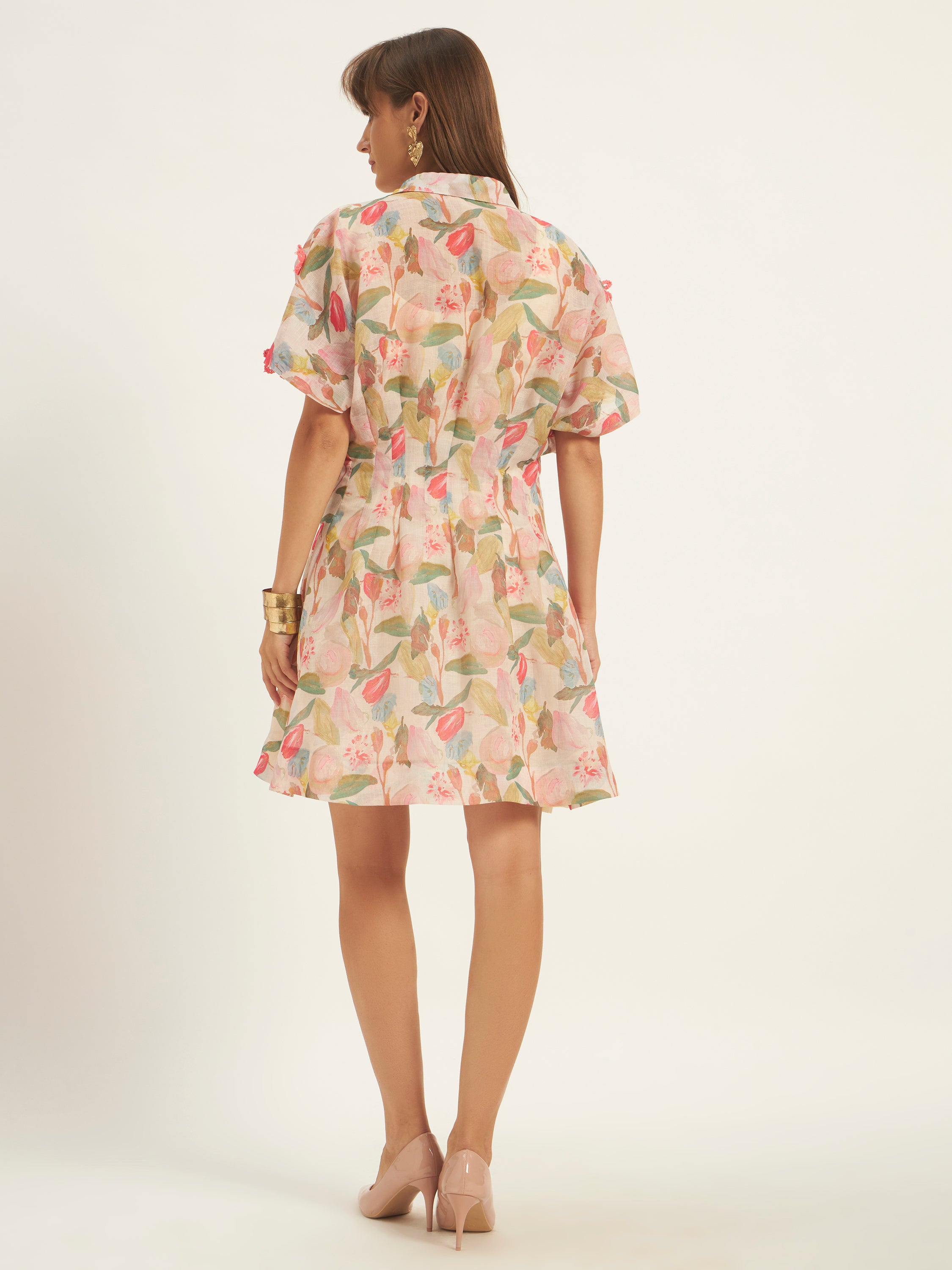 Flora Linen Dress