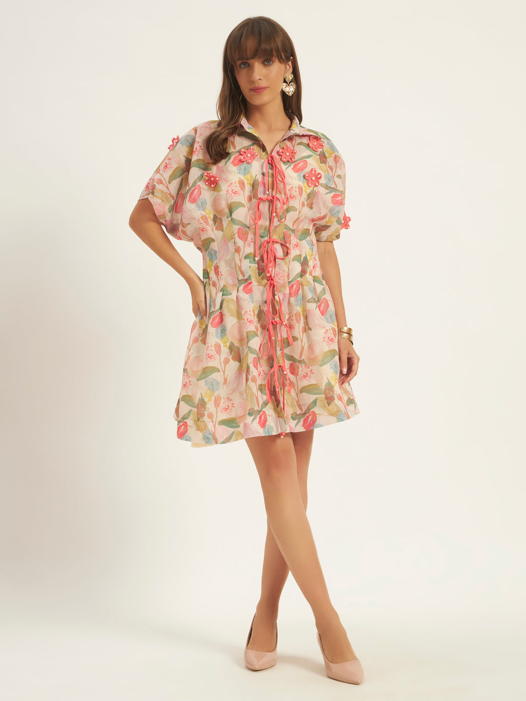 Flora Linen Dress