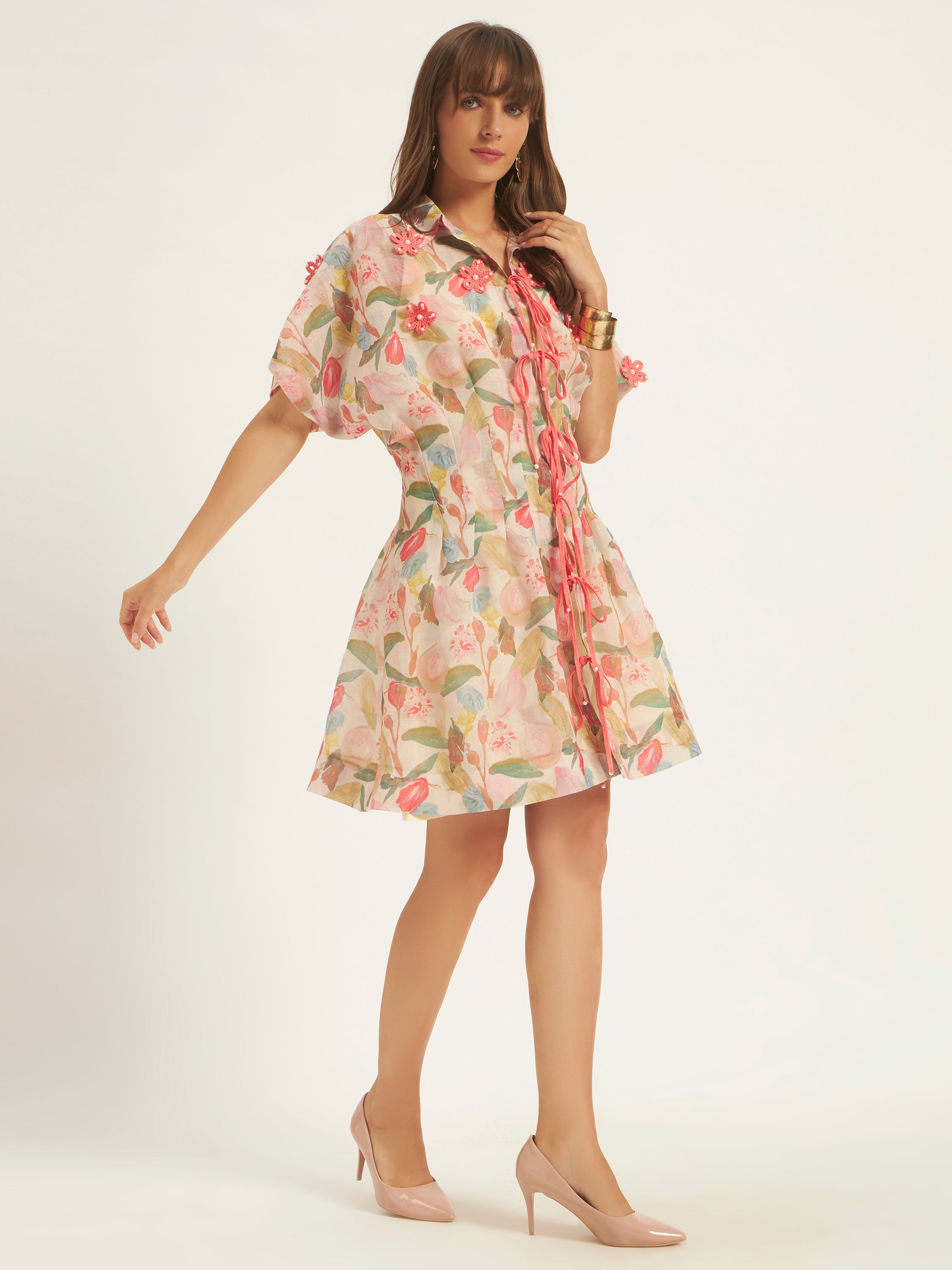 Flora Linen Dress