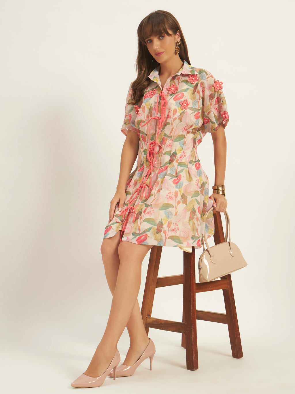 Flora Linen Dress