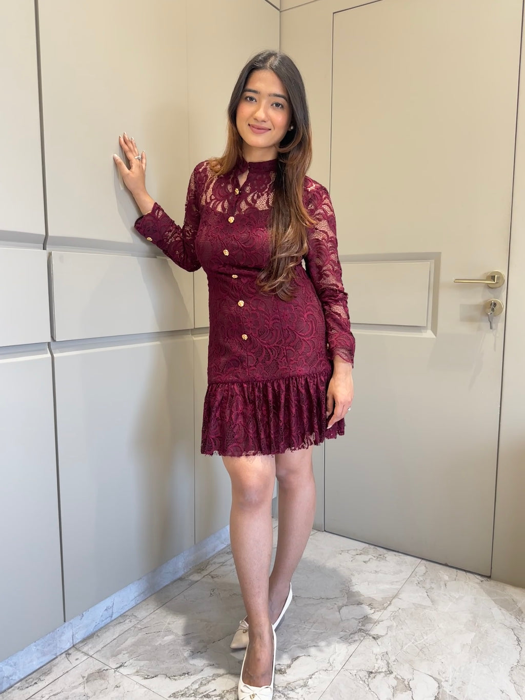Royal Merlot Dress